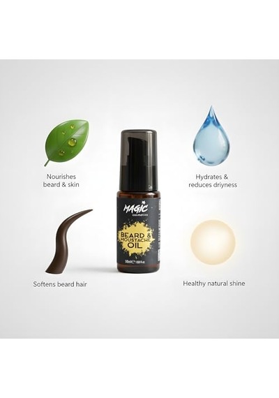 Sakal Ve Bıyık Bakım Yağı 50 Ml Besleyici &amp Parlaklık Veren Formül Güçlendirici Ve Nemlendirici Ser