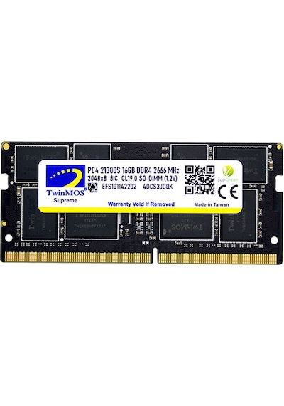 Twinmos MDD416GB2666N 16 GB DDR4 2666 MHz CL19 Notebook Ram