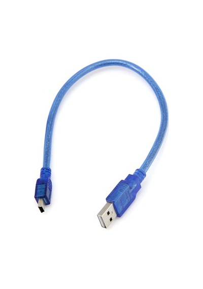 Mini Usb Kablo 30cm Usb A Mini Usb 5 Pin, Veri Ve Şarj Kablosu