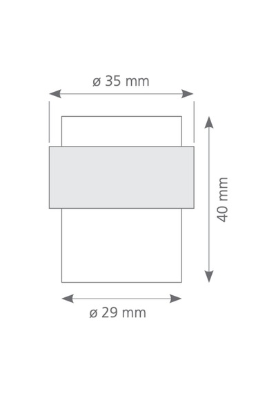 Canex Kapı Tamponu Kauçuklu Yuvarlak Paslanmaz Çelik