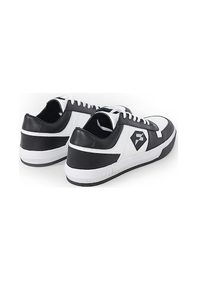 Wıgo Black Siyah Beyaz Sneaker Erkek Deri Ayakkabı 001