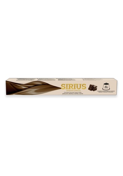 Sirius Premium Çikolata Aromalı Kapsül Kahve Nespresso Uyumlu - 10 Adet Aeropress