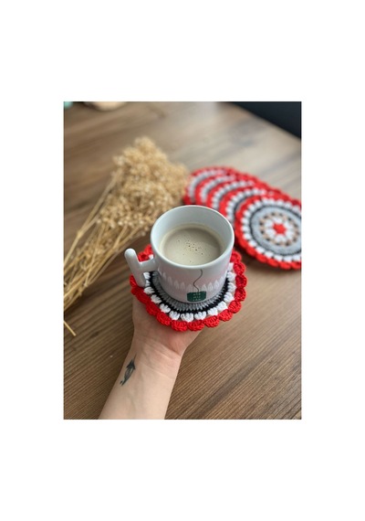 El Örgüsü Bardak Altlığı Handmade Bardak Altlığı Örgü Bardak Altlığı Diğer