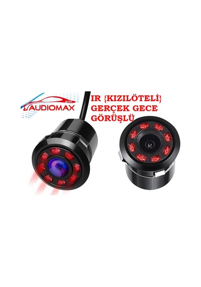 Audiomax Geri Görüş Vites Kamerası Ir Led Gece Görüş Park Çizgili