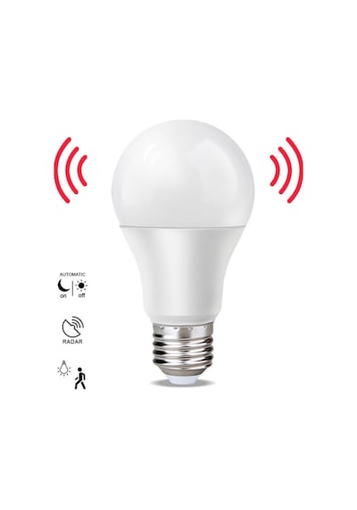 Cata 12 W Radar Sensörlü Led Ampul - Beyaz Işık 6000k - Ct-4259