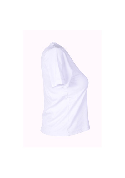 Trender Güneş Bask Beyaz Kadın T-shirt 6747