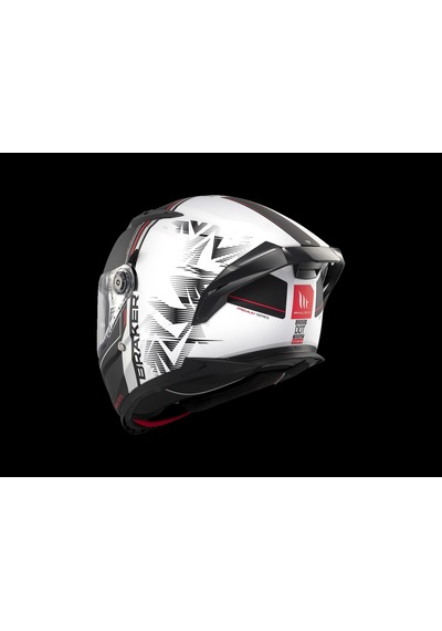 Mt Helmets Braker Sv Charm A1 Mat Beyaz - Siyah