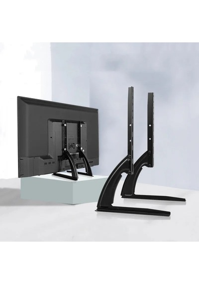 32-75" Evrensel Masaüstü Tv Stand Sabit Ekran Ayarlanır Yükseklik