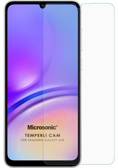 Ayrex Samsung Galaxy A06 Tempered Glass Cam Ekran Koruyucu Galaxy A06 İle Uyumlu Ekran Koruyucu - Şeffaf