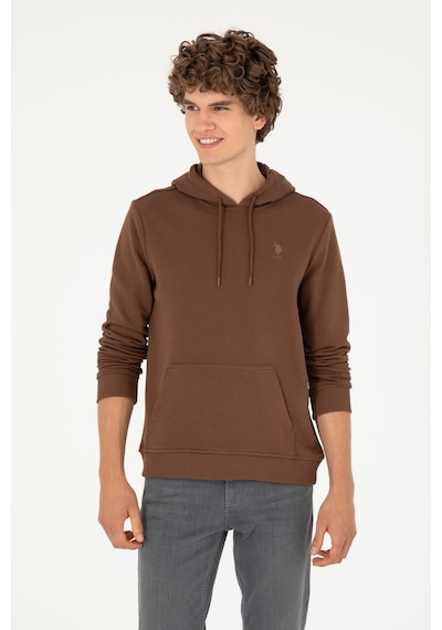 U.s. Polo Assn. Erkek Kahverengi Sweatshirt 50295167-vr029 Kahverengi