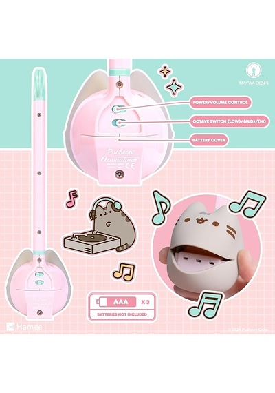 Otamatone Regular Pusheen - Orijinal Japon Tasarımı Elektronik Müzik Oyuncağı