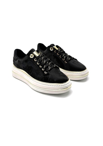 Kindep Park Moda Günlük Kadın Sneakers Ayakkabı Siyah Siyah