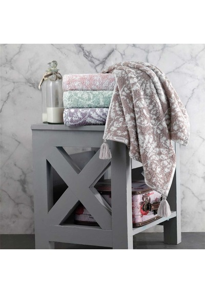 Maxstyle Lucia Yeşil Havlu 50x90 Cm Çok Renkli