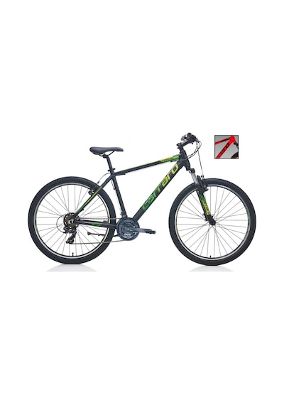 Force 700 V 27.5 Jant 38cm Dağ Bisikleti Antrasit Turuncu Beyaz
