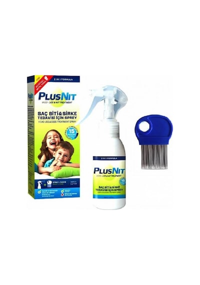 Plusnit Bit Spreyi 100 Ml - Büyüteçli Metal Tarak