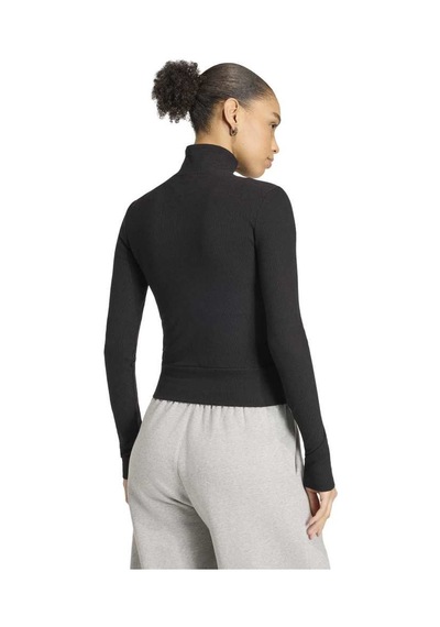 Adidas Ess Rıb Fz Tt Siyah Kadın Sweatshirt Kr3598