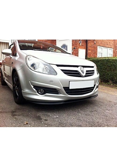 Opel Corsa D Mk4 Uyumlu Çupra Ön Tampon Lipi Cupra Lip 3 Parça