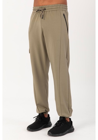 Maraton Sportswear Oversize Erkek Lastik Paça Basic Açık Haki Eşofman Altı 22466-açık Haki Açık Haki