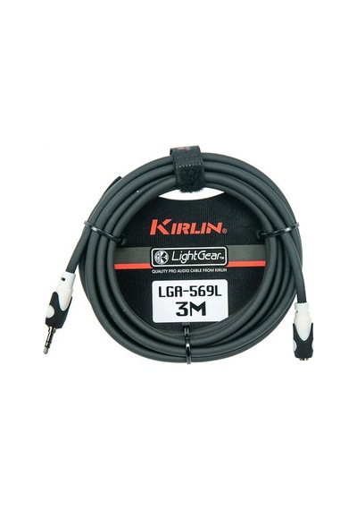 Kirlin Lga-569Lbk 3.5Mm Trs Jack - 3.5Mm Trs Jack 3 Metre Kablo