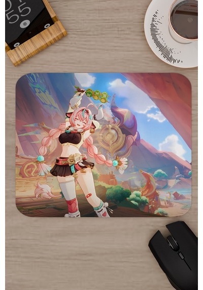 Varesa Genshin Impact Anime Gacha V1 - 22x18 Gaming Mouse Pad Fare Altlığı