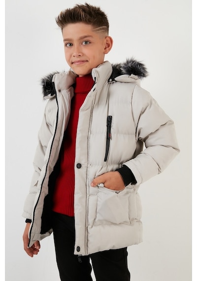 Lela Içi Peluş Astarlı Çıkarılabilir Kapüşonlu Suya Dayanıklı Kışlık Erkek Çocuk Mont 5760022 Taş Lela Içi Peluş Astarlı Çıkarılabilir Kapüşonlu Suya Dayanıklı Kışlık Erkek Çocuk Mont 5760022 Taş