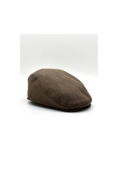 Külah Erkek Dokulu London Kasket Bakır Flat Cap Şapka - Standart Bakır