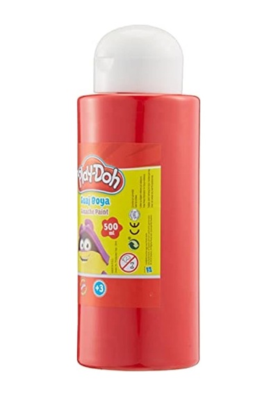 Play-doh Guaj Boya 500 Ml. Kırmızı Renkli