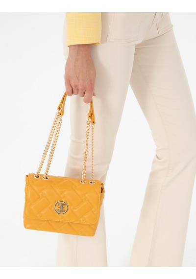 Pierre Cardin Sarı Çapraz Çanta 50296313-vr044
