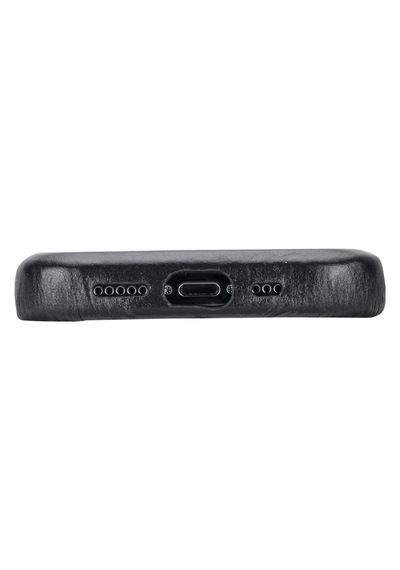 Apple İphone 15 Pro Uyumlu Deri Arka Kapak Rock Rst1 Diğer