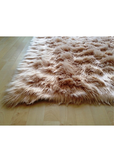 Tappeto Akrilik Kuzu Kürkü Post Halı Camel