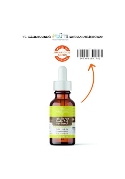 Doğal Eczane Salisilik Asit - Laktik Asit - Panthenol Peeling Solüsyon 30 ML