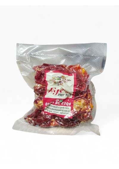 Vakumlu Doğal Kurutulmuş Etli Domates Kurusu 250 Gr.