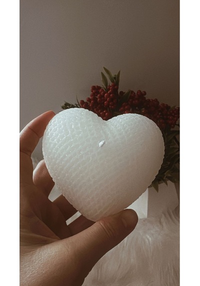 Bernami Mumluk Şamdanpinterest Hediyelik Kokulu Büyük Kalp Mum Diğer