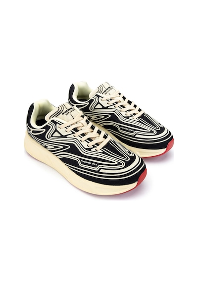 Fessura Erkek Tekstil Siyah/kemik Sneakers & Spor Ayakkabı 1001 Rex001 Erk Ayk Y24 Black/bone Çok Renkli