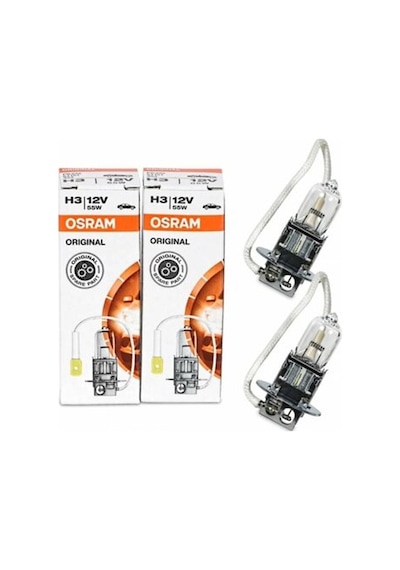 Osram H3 Ampul 12V 55W 2 Adet Almanya Üretimli