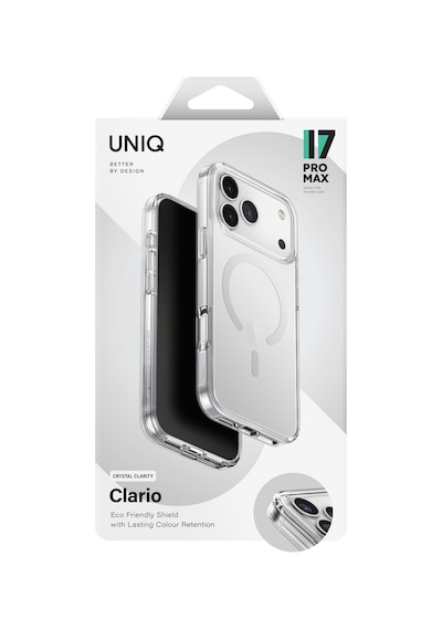 Apple Uyumlu iPhone 17 Pro Max Kılıf Clario Geri Dönüşüm Doğaya Duyarlı Materyal Çift Katman Magsafe Kapak Şeffaf Apple Uyumlu iPhone 17 Pro Max Kılıf Clario Geri Dönüşüm Doğaya Duyarlı Materyal Çift Katman Magsafe Kapak Şeffaf