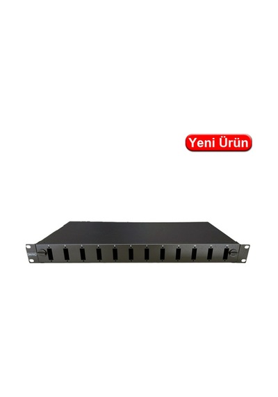 Digitus Dn-96210-ql 12 Port Sc Duplex 1u Fiber Patch Panel Ek Kaset Dahil