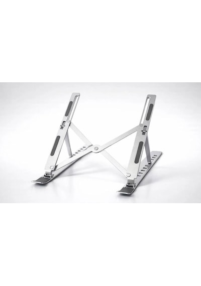 Ayarlanabilir Ve Katlanabilir Laptop Tablet Standı Kademeli Yükseklik Ayarı Kaymaz Taşınabilir Stand