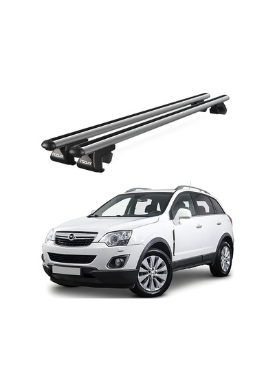 Venüs Opel Antara Suv 2007-2016 Uyumlu Gri Ara Atkı Port Bagaj Tavan Barı