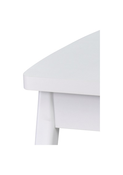 Vilinze Avanos Ahşap Açılır Kapanır Mdf Mutfak Masası - 70x120+30 Cm Beyaz