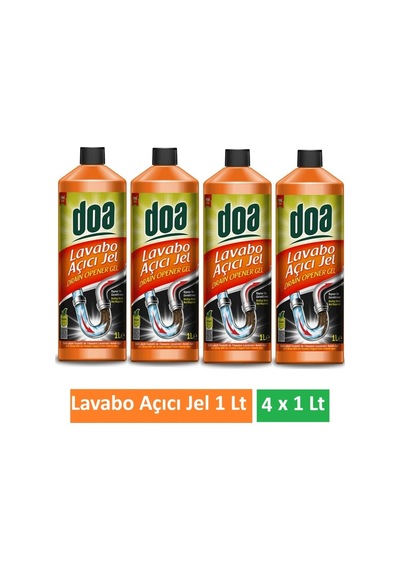 Lavabo Açıcı Jel 4 X 1 Lt - 822367486
