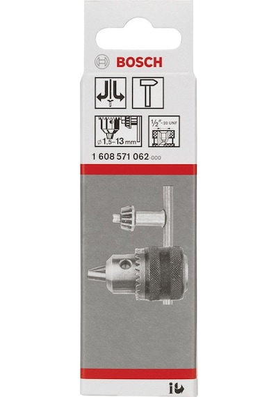 Bosch 1608571062 Anahtarlı Mandren 1.5-13 MM