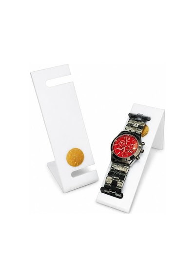 Saat Standı Sw Model 11 Cm Ince Oval Buzlu 10 Adet Beyaz