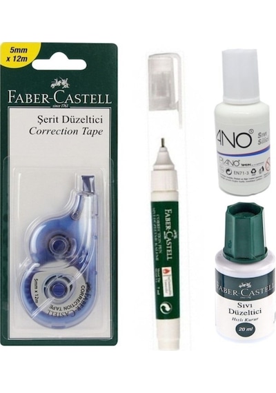 Faber Castell Düzeltici Seti ve Sıvı Silici