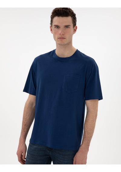 Pierre Cardin Erkek Açık Lacivert Tişört Basic 50306991-vr059 Açık Lacivert