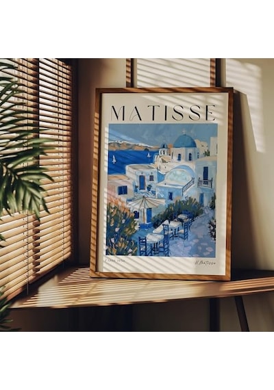 ' Lü Çerçevesiz Poster Modern Dekoratif Çerçevesiz Poster Tablo 3matisse3 50 X 70