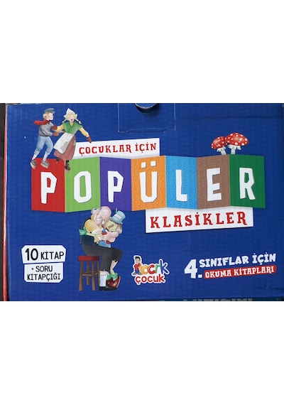Masalllar Popüler Klasikler 4.sınıflar İçin 10 Kitaplı Set