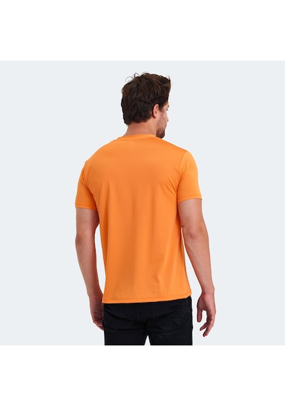 Slazenger KATRIINA Erkek V Yaka Turuncu Tişört