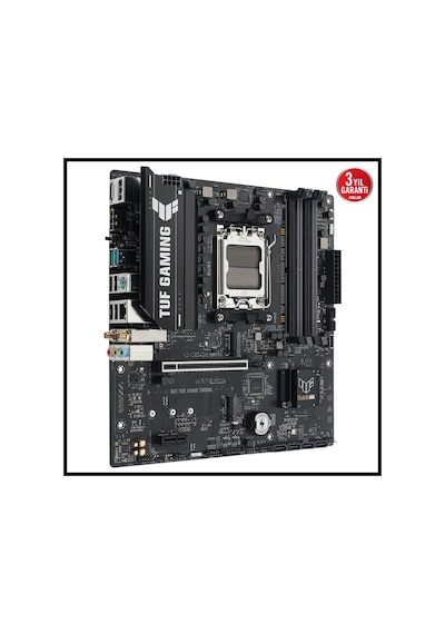Asus Tuf Gamıng A620am-plus Wıfı, 4xddr5, 2x M.2, Hdmı, 2xdp, Wi-fi 6, Bluetooth V5.3, Am5 Soket Gam