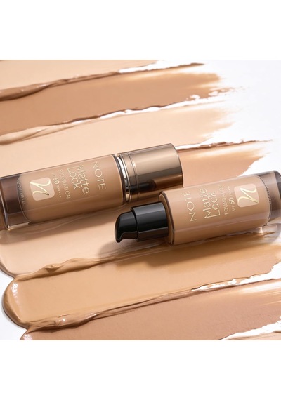 Lexroo Matte Lock Foundation 130 Classic Beige Spf 50 Yoğun Kapatıcı Mat Bitişli Fondöten